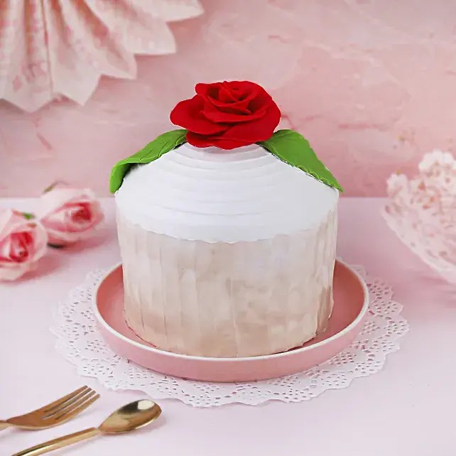 Rose Chocolate  Cake
